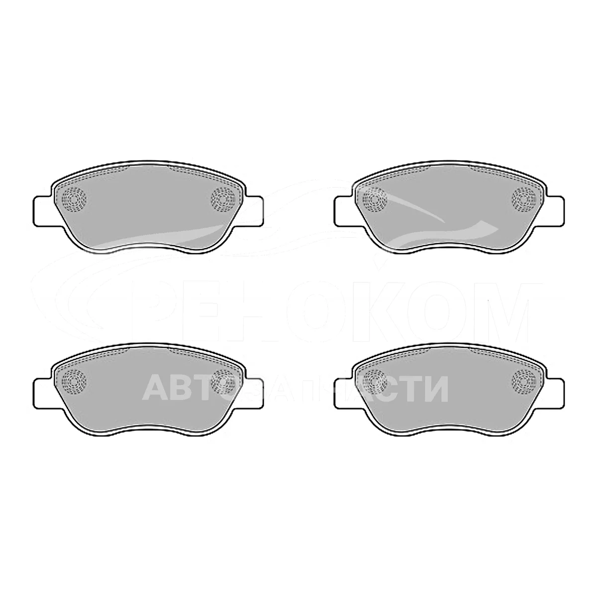 Колодки тормозные передние Меган 2 1.4
