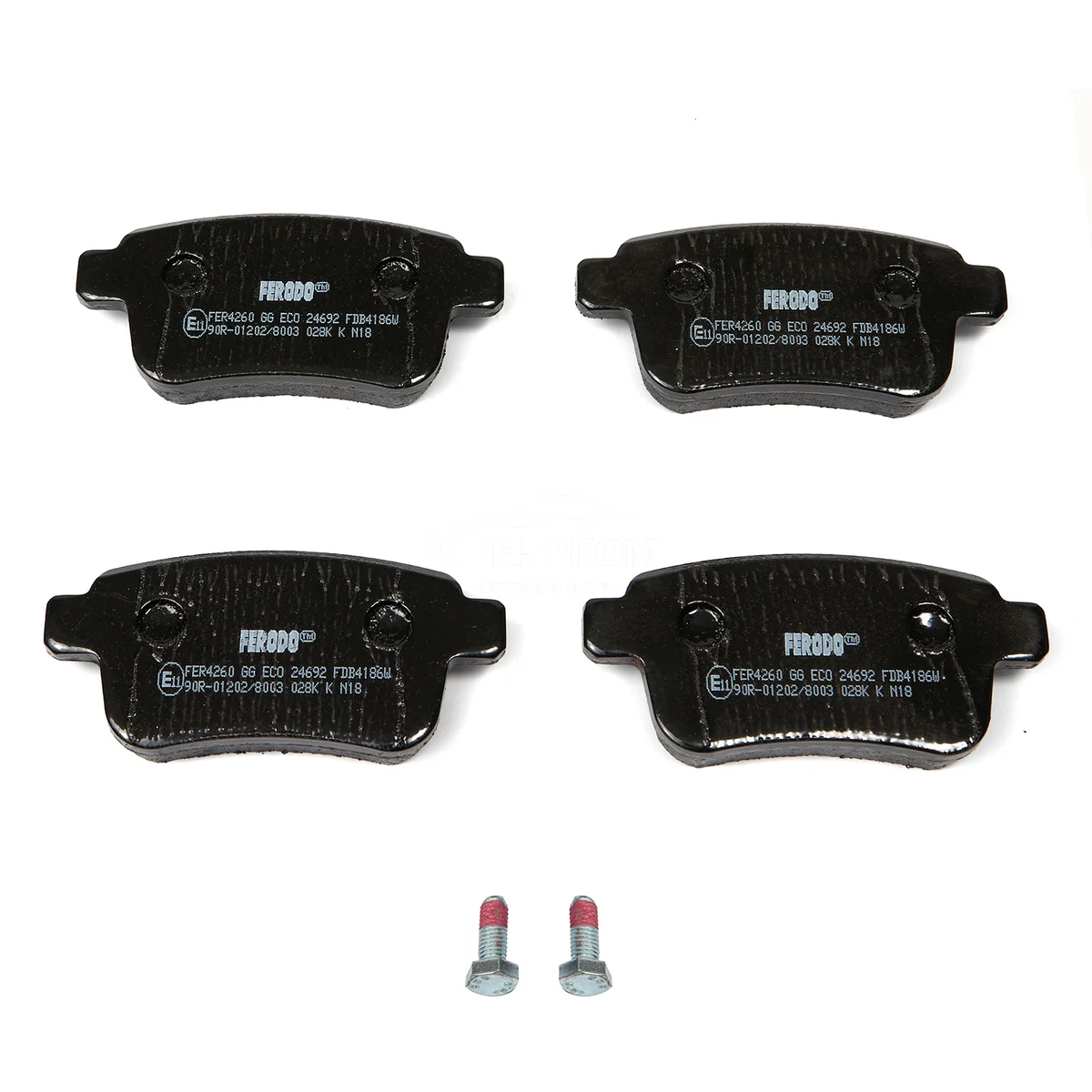 Колодки тормозные задние Кангу 2