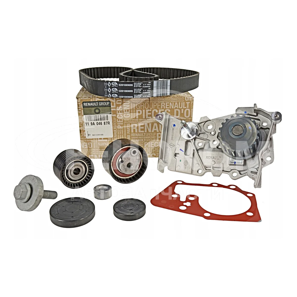 Ремень ГРМ (комплект) K4M 760/812 + помпа