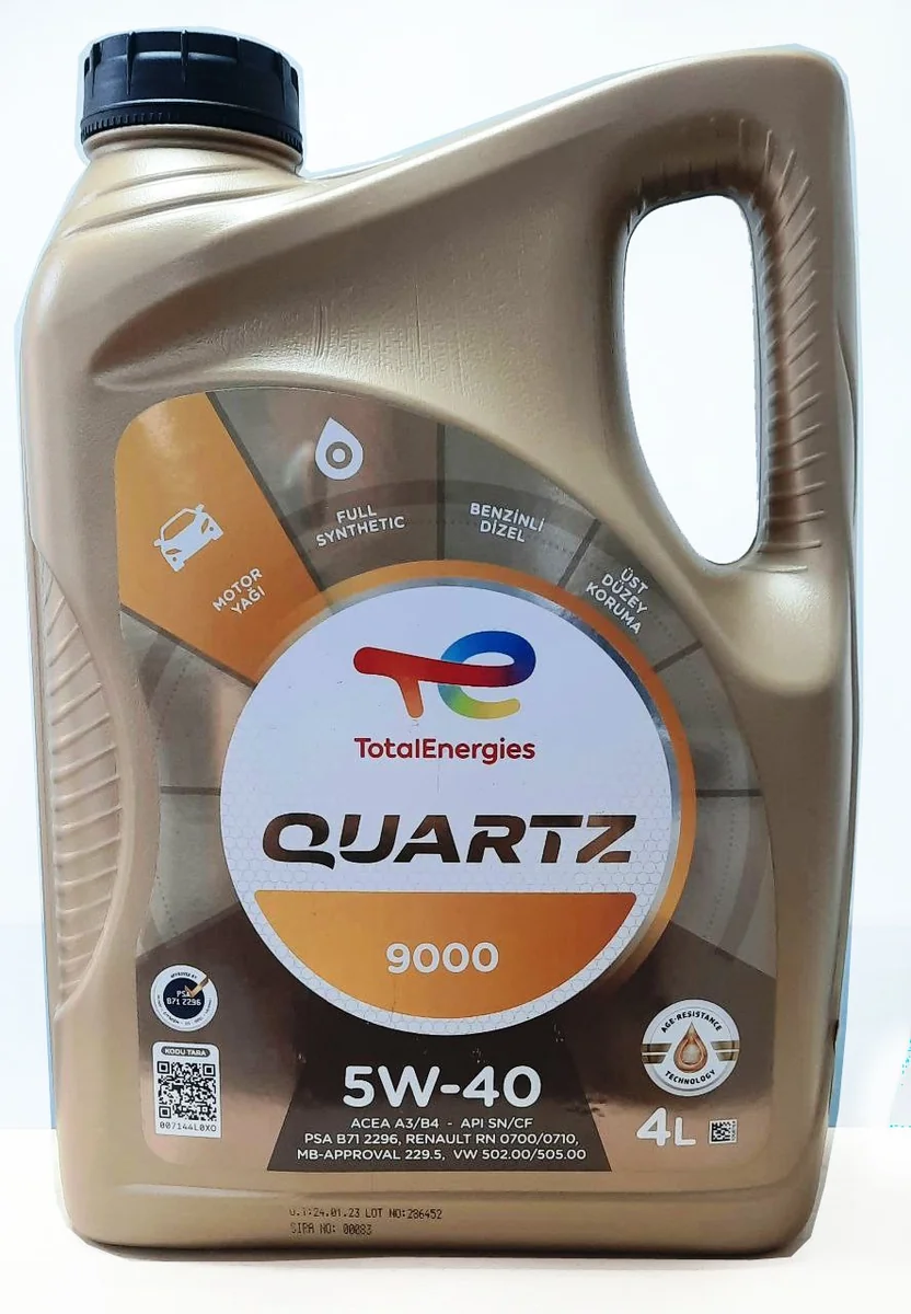 Моторное масло TOTAL 9000 5W40 4л